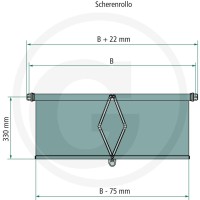 GRANIT Roleta z systemem nożycowym 654960004 - Sklep PoltechParts