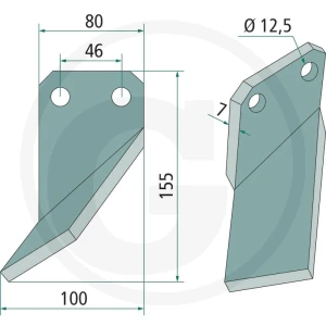 GRANIT Nóż wirnika 180FRG-06L