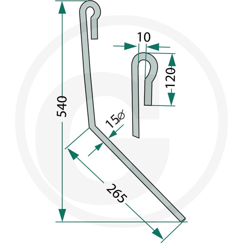 GRANIT Palec sprężynowy 1800560036 - Sklep PoltechParts