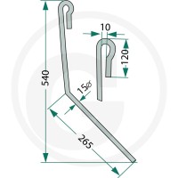 GRANIT Palec sprężynowy 1800560036 - Sklep PoltechParts