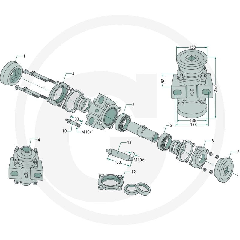GRANIT Oprawa łożyska 18031-0404B - Sklep PoltechParts