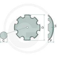 GRANIT Talerz brony talerzowej 18031-366047 - Sklep PoltechParts