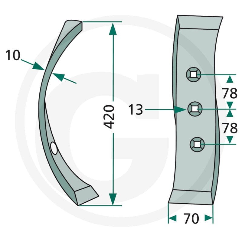 GRANIT Dłuto redlicy 180101.06234 - Sklep PoltechParts
