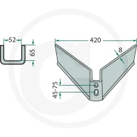 GRANIT Redlica skrzydełkowa 180101420-45-75-2 - Sklep PoltechParts