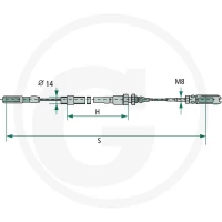 GRANIT Linka hamulcowa 14270145 - Sklep PoltechParts