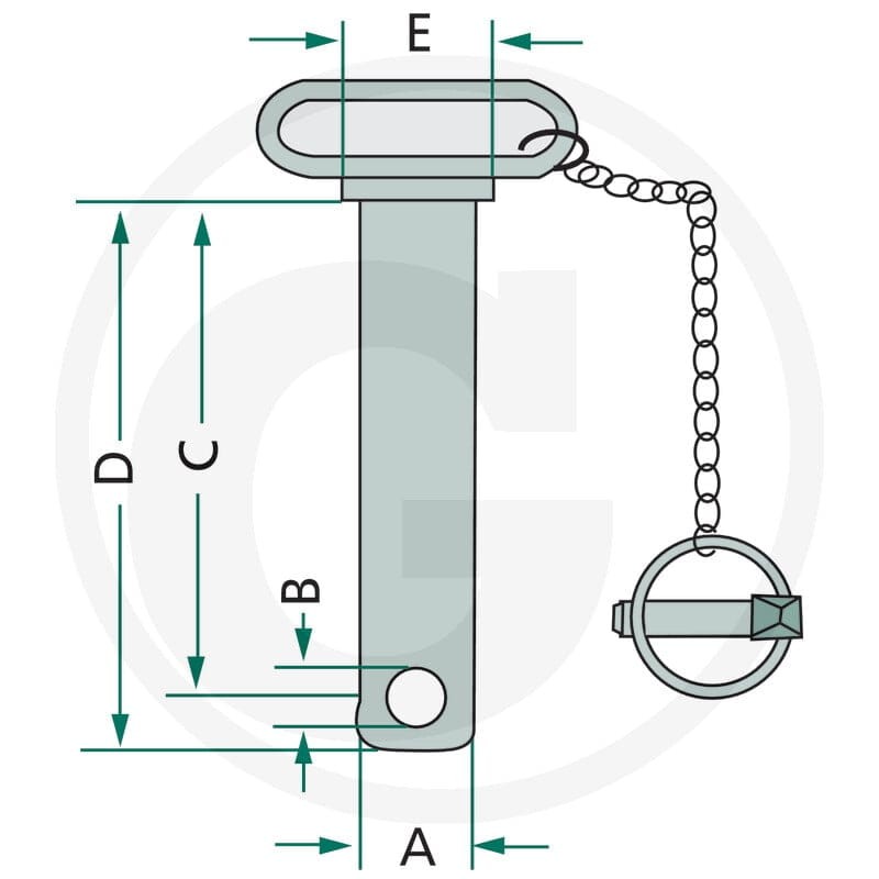 GRANIT Sworzeń łącznika górnego 20012849 - Sklep PoltechParts