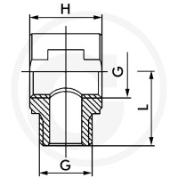 GRANIT F-TEV-1/8-MSv Trójnik 60612538006 - Sklep PoltechParts