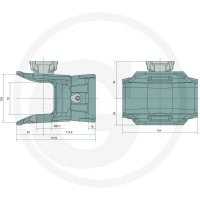 Rockinger Zaczep automatyczny z kołnierzem 787810B30506 - Sklep PoltechParts