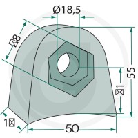 GRANIT Uchwyt 18063-RM-902 - Sklep PoltechParts