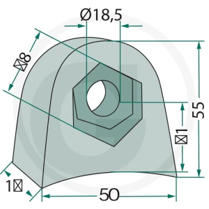 GRANIT Uchwyt 18063-RM-902