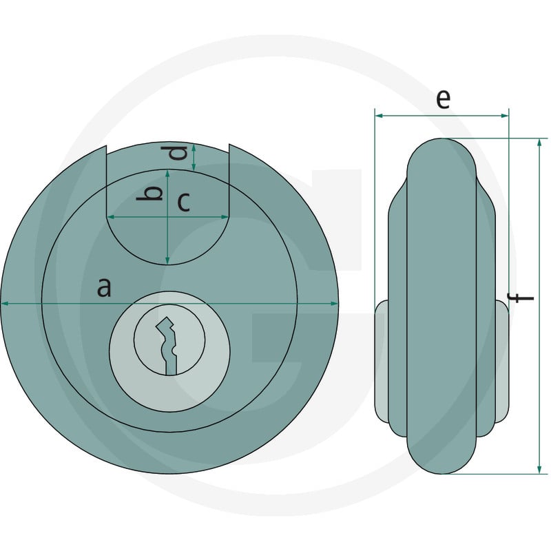 ABUS Kłódka 500100714 - Sklep PoltechParts