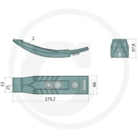 GRANIT ENDURANCE CARBIDE Dziób redlicy 179506668 - Sklep PoltechParts