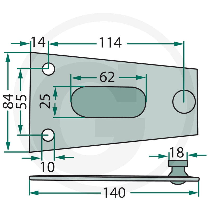 GRANIT Trzymak noża 52506580017 - Sklep PoltechParts