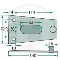 GRANIT Trzymak noża 52506580017 - Sklep PoltechParts