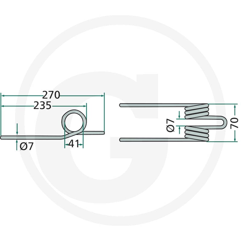 GRANIT Palec przetrząsacza pokosów 525150052 - Sklep PoltechParts