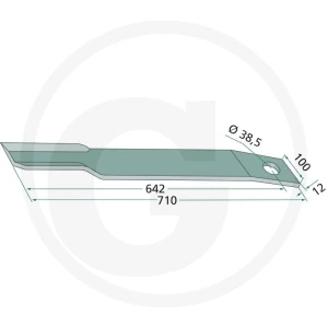 GRANIT Nóż 18063-IND-245L