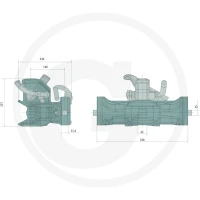 Sauermann Zaczep przyczepy 12321464 - Sklep PoltechParts