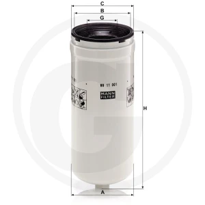 MANN FILTER Filtr hydrauliczny 565W11001X