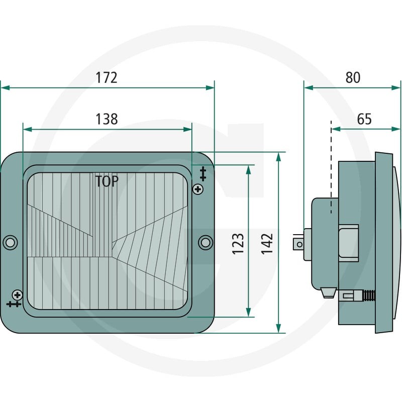 GRANIT Wkład reflektora kierunkowego 70799205 - Sklep PoltechParts