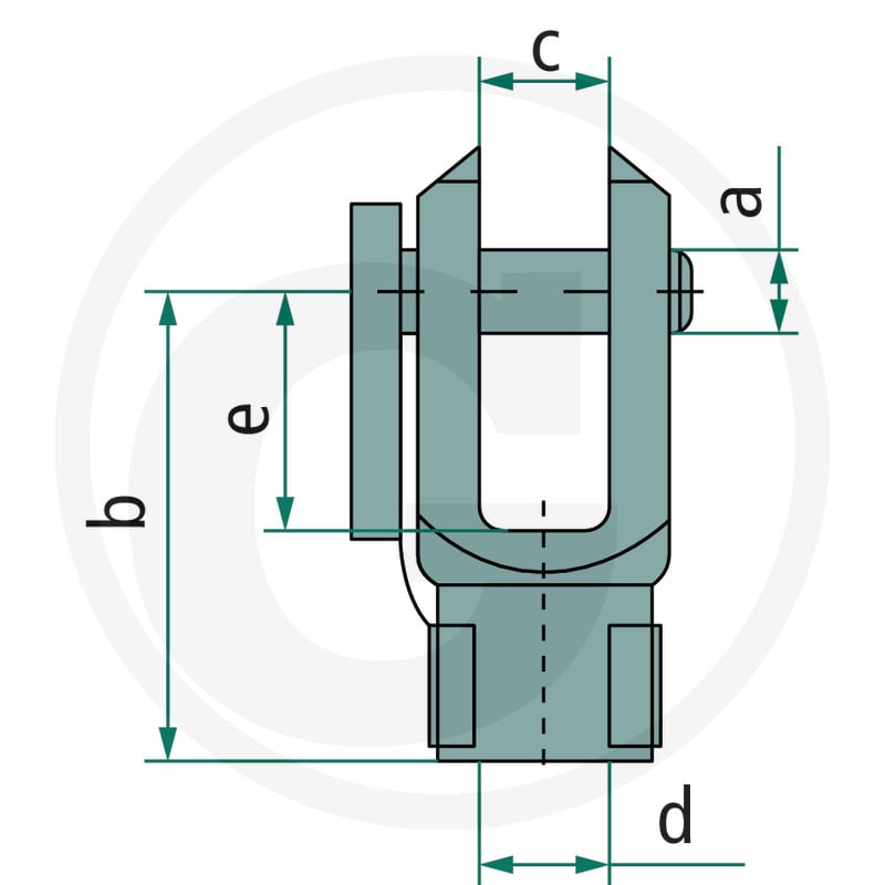 Stabilus Głowica widełkowa 11130150 - Sklep PoltechParts