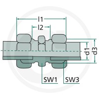 Złączka gwintowana prosta 500430104 - 500430104 - Sklep rolniczy PoltechParts