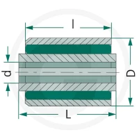 GRANIT Tuleja gumowo-metalowa 48514302528 - Sklep PoltechParts