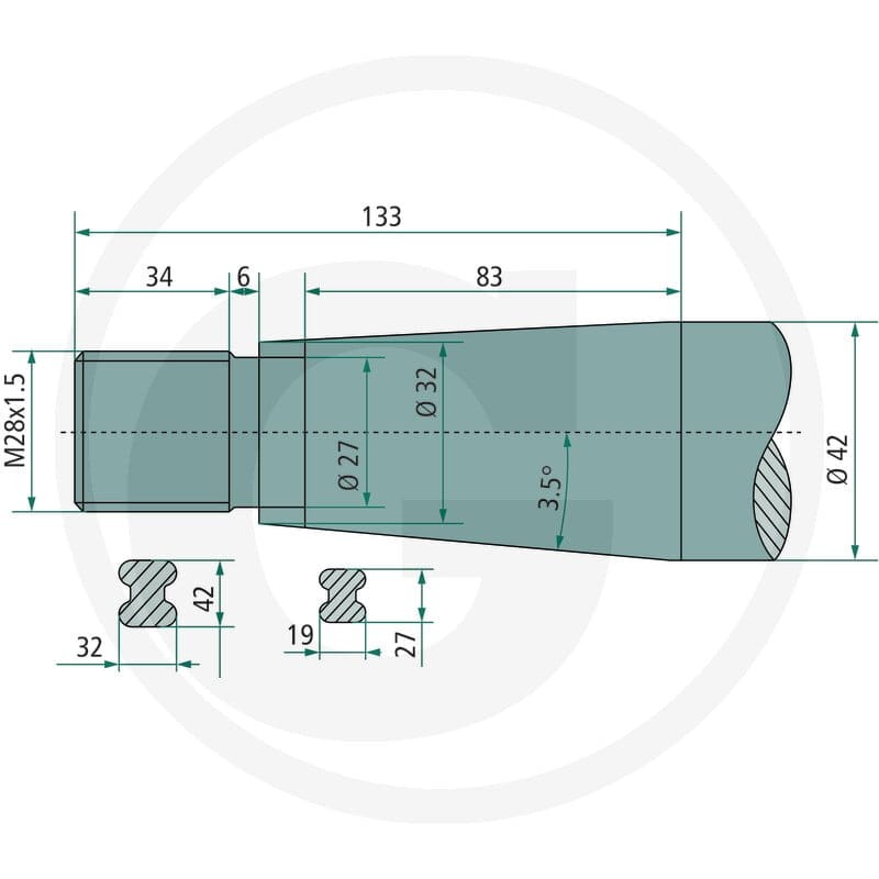SHW Ząb 43011002804 - Sklep PoltechParts