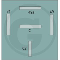 GRANIT Przerywacz kierunkowskazu / elektroniczn 70018010450 - Sklep PoltechParts