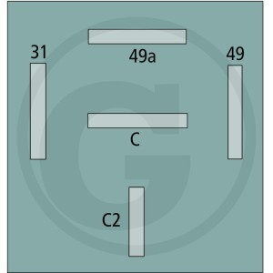 GRANIT Przerywacz kierunkowskazu / elektroniczn 70018010450