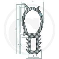 GRANIT Guma uszczelniająca 11399864 - Sklep PoltechParts