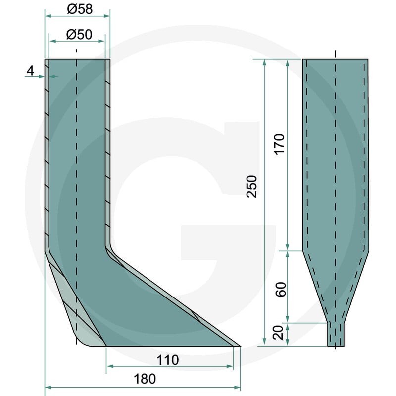 GRANIT Dysza gumowa 405405121 - Sklep PoltechParts