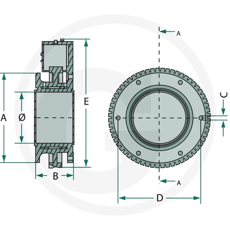 B&P Przegub obrotowy 4056080200260 - Sklep PoltechParts