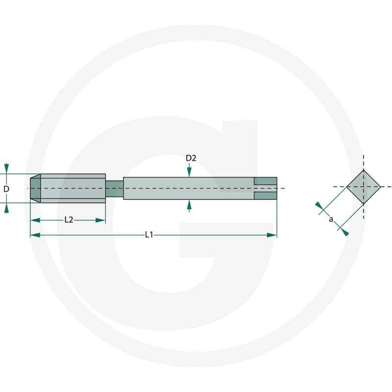 VÖLKEL Gwintownik maszynowy 76042160 - Sklep PoltechParts
