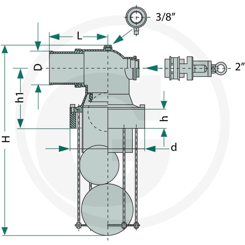 MZ Zawór przelewowy 405016075000 - Sklep PoltechParts
