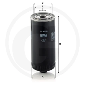 MANN FILTER Filtr oleju silnikowego 565W962.6