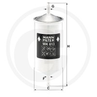 MANN FILTER Filtr paliwa 565WK613 - Sklep PoltechParts
