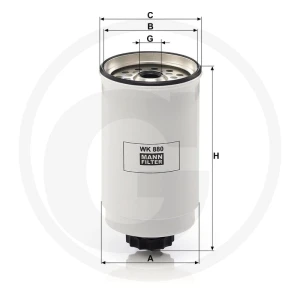 MANN FILTER Filtr paliwa 565WK880