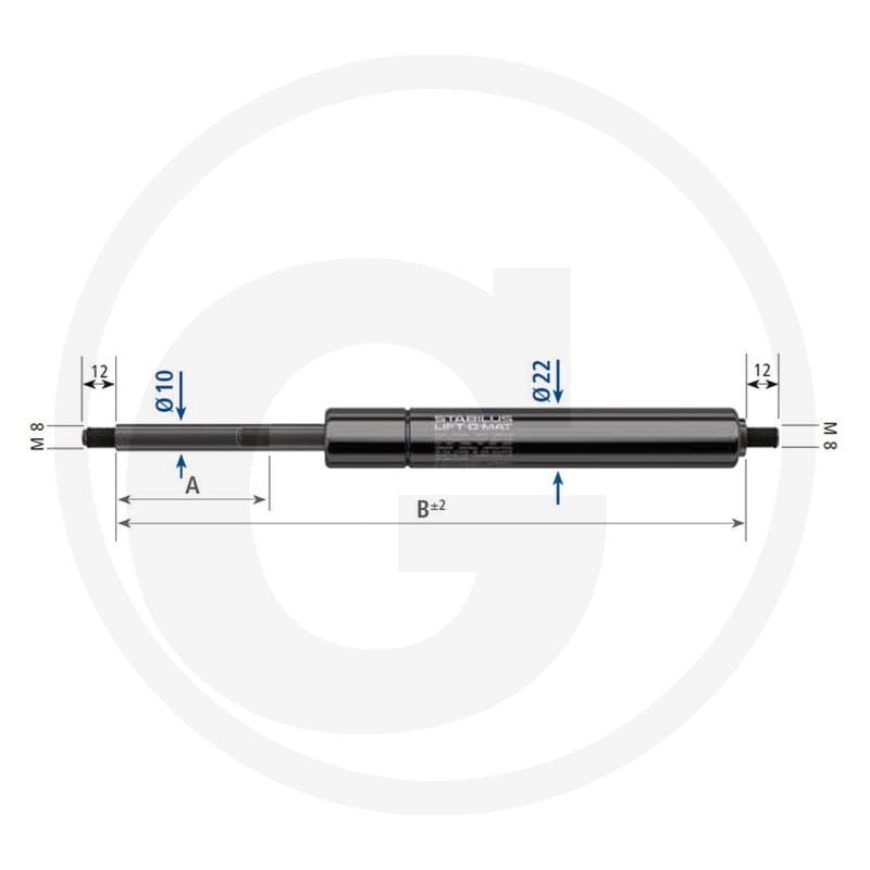 Stabilus LIFT-O-MAT® / Gas spring - LIFT-O-MAT® / 6549716910