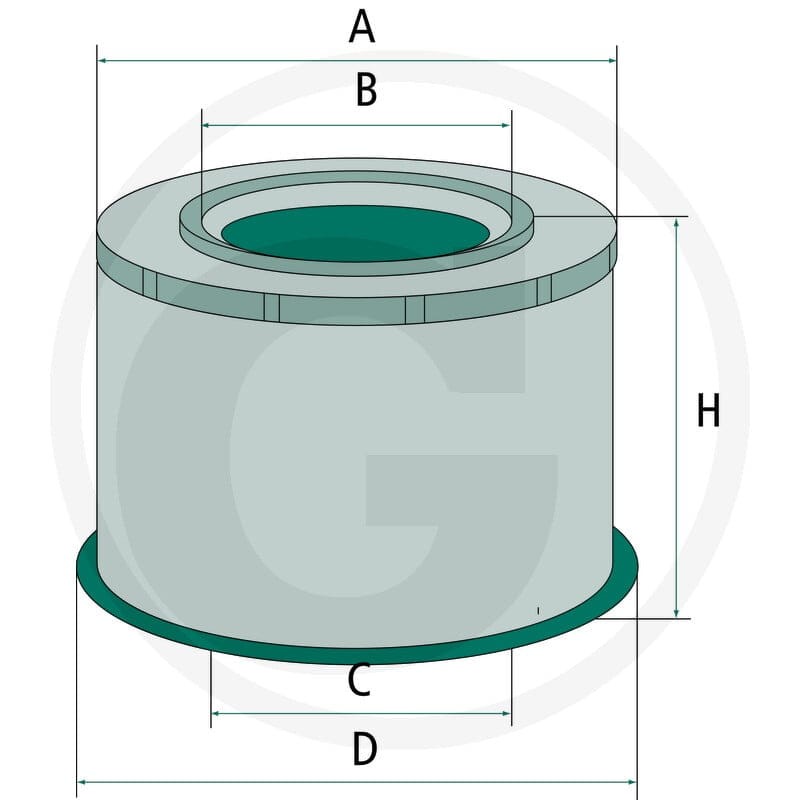 MANN FILTER Filtr powietrza 565C2375 - Sklep PoltechParts
