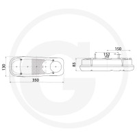 Vignal Lampa tylna 70725003 - Sklep PoltechParts