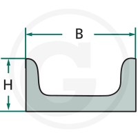 GRANIT Listwa przenośnika podłogowego 75500090 - Sklep PoltechParts