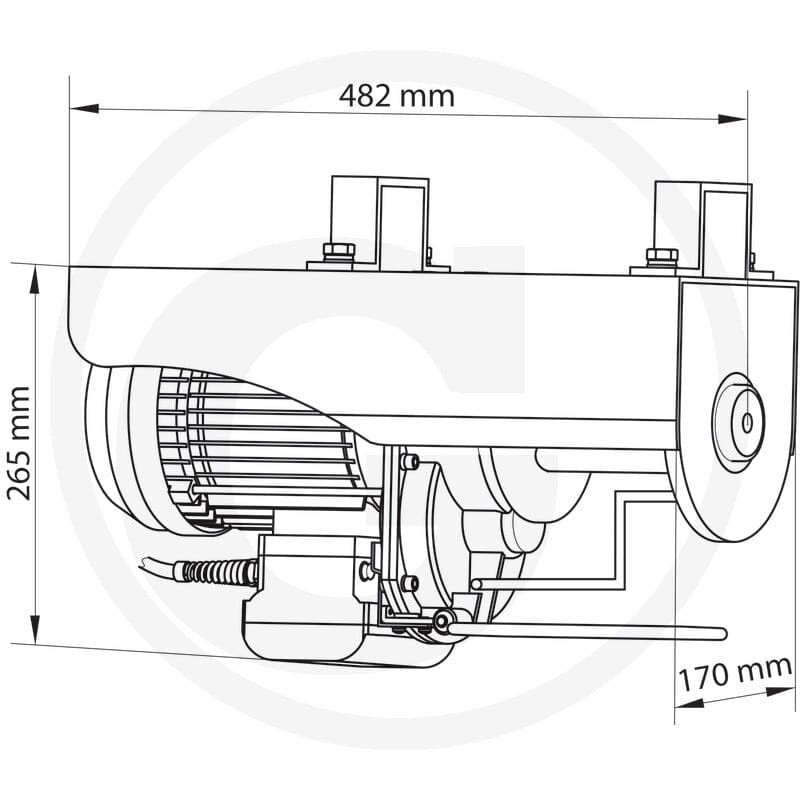 GRANIT Wciągarka elektryczna 76078015 - Sklep PoltechParts