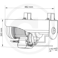 GRANIT Wciągarka elektryczna 76078025 - Sklep PoltechParts