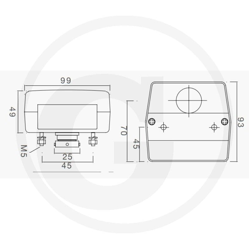 ASPÖCK Lampa tylna "MINIPOINT" 504230200507 - Sklep PoltechParts