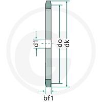 GRANIT Tarcza koła łańcuchowego 837011-015-10 - Sklep PoltechParts