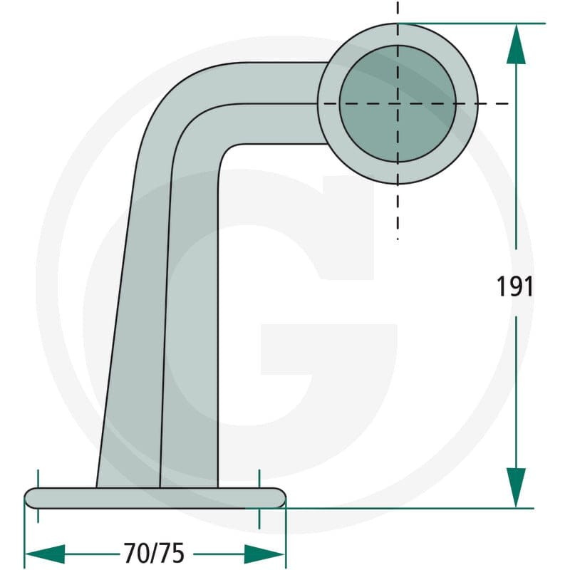 PROPLAST Lampa obrysowa 50240118004 - Sklep PoltechParts