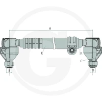 GRANIT Drążek kierowniczy 38799141 - Sklep PoltechParts