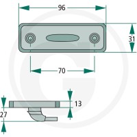 PROPLAST Lampa obrysowa LED 50240164513 - Sklep PoltechParts