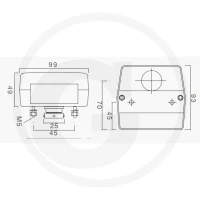 ASPÖCK Lampa tylna "MINIPOINT" 504230200007 - Sklep PoltechParts