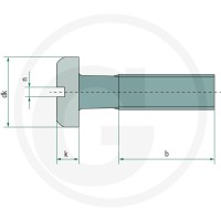 GRANIT Śruba z łbem płaskim M6x35 DIN 85 487850129 - Sklep PoltechParts